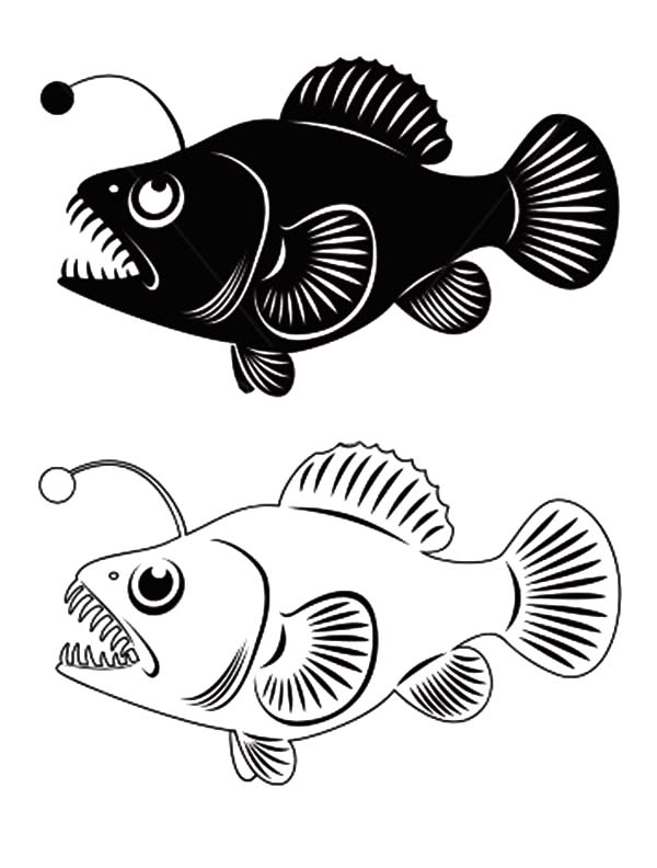 fish clip art coloring pages - photo #19