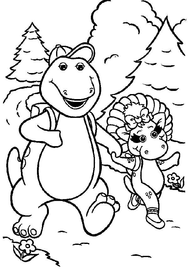 baby bop coloring pages - photo #43