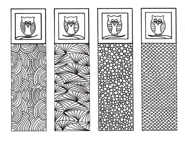 halloween bookmarks coloring pages - photo #23