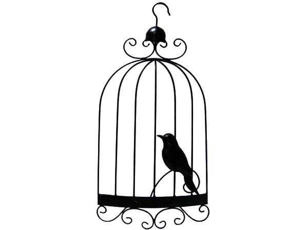 Bird Cage Silhouette Coloring Pages | Best Place to Color