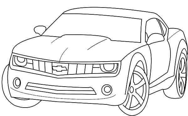 Camaro Bumblebee Colorir Ausmalbilder Araba Boyama Coloriage Carros 