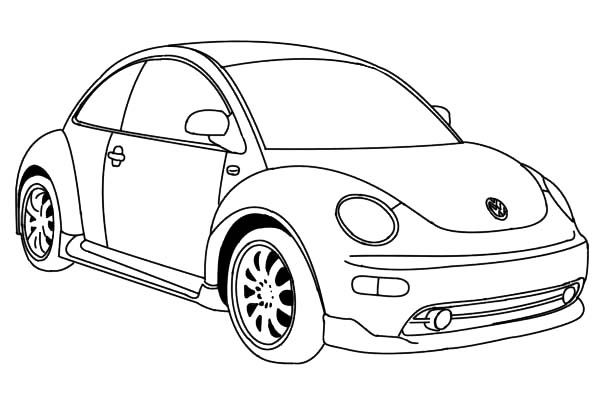Vw Bug Coloring Pages For Adults Coloring Pages