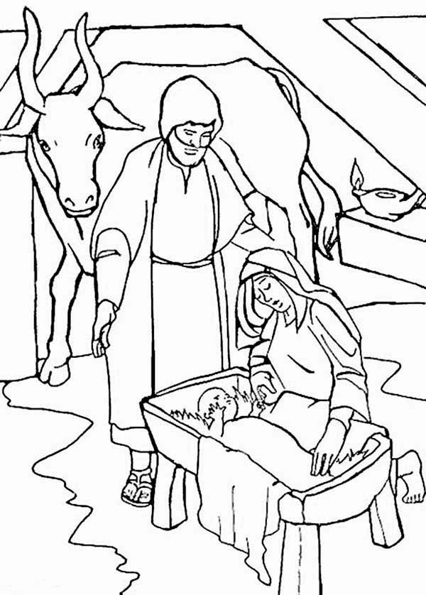 christmas bible alphabet coloring pages - photo #38