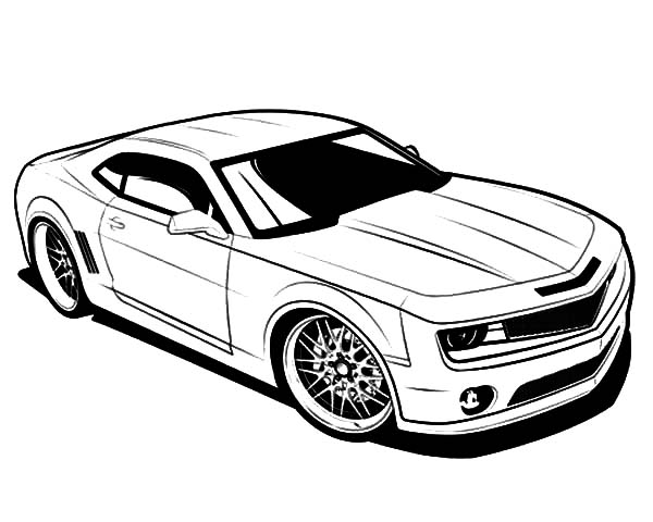 camaro coloring pages - photo #27