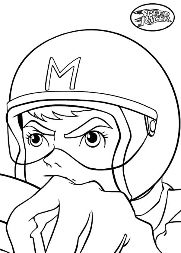racer x coloring pages - photo #10