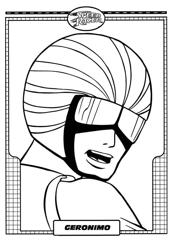racer x coloring pages - photo #13