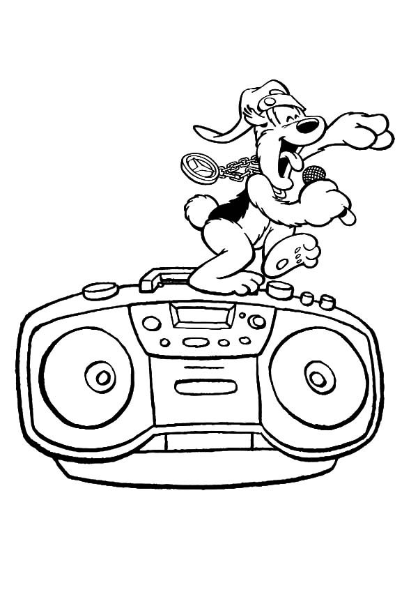 radio coloring pages - photo #14
