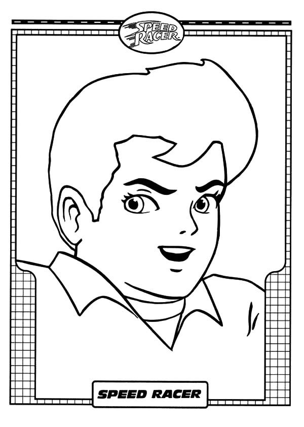 racer x coloring pages - photo #11
