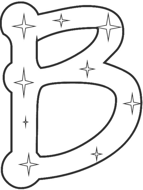 b coloring pages - photo #23