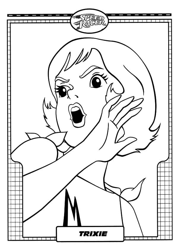 racer x coloring pages - photo #19