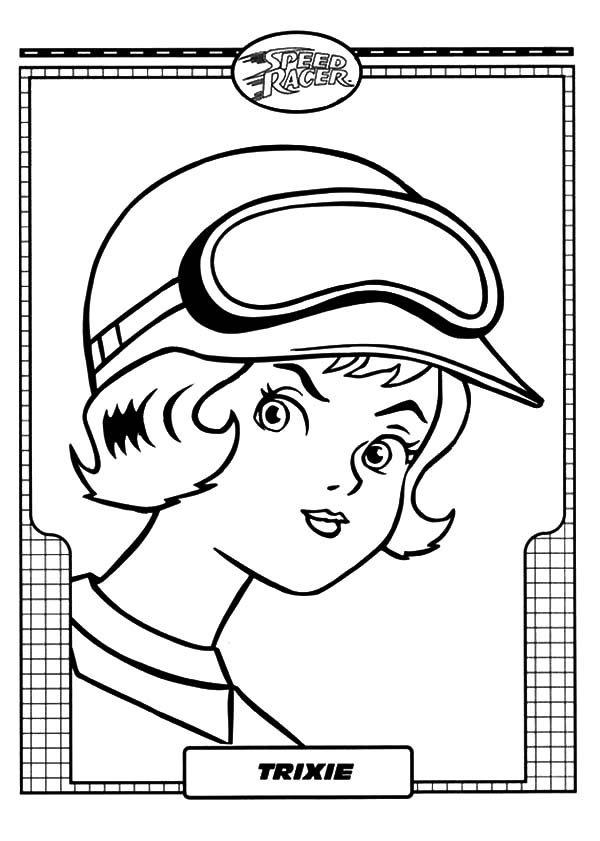 racer x coloring pages - photo #16