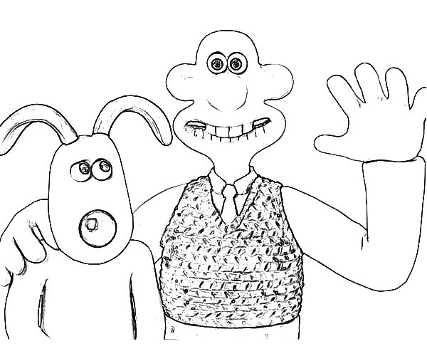 wallace and gromit coloring pages - photo #47