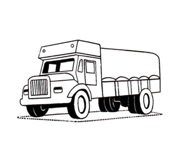 mack the truck coloring pages - photo #24