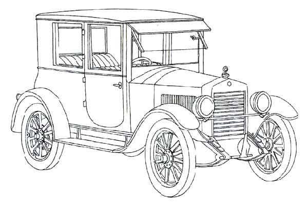 henry ford model t coloring pages - photo #8