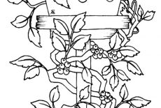 Bird House, Bird House Covered With Flowers Coloring Pages: Bird House Covered with Flowers Coloring Pages