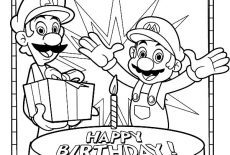 Birthday, Happy Birthday Color Coloring Page: happy birthday color