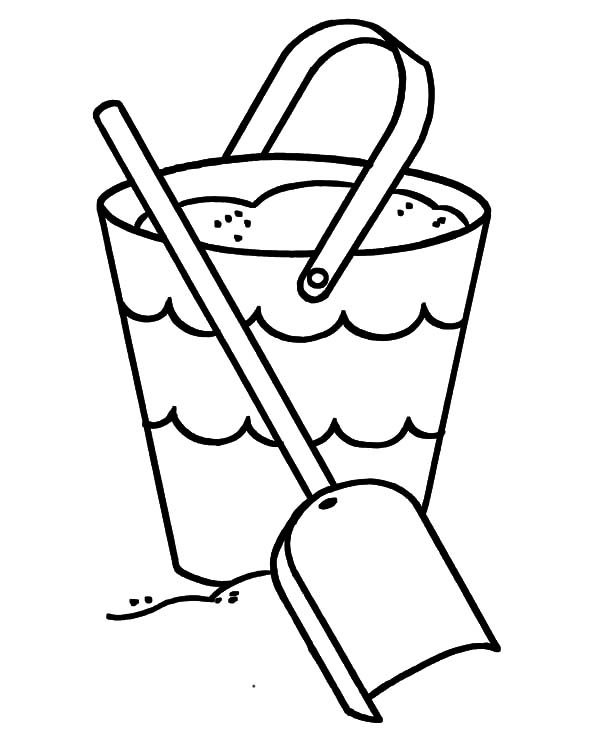 Bucket And Shovel Coloring Pages 10