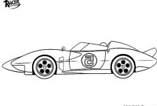Speed Racer, Mach 5 Of Speed Racer Coloring Pages: Mach 5 of Speed Racer Coloring Pages