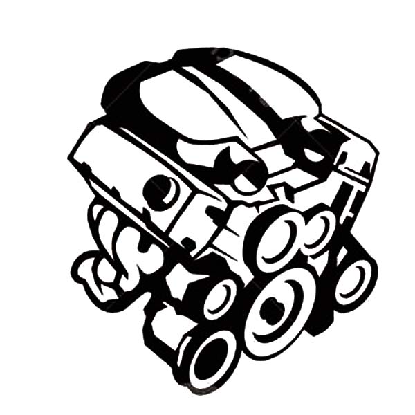 Download Car Parts Engine Coloring Pages : Best Place to Color