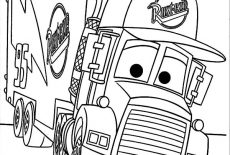 Car Transporter, Car Transporter Mack The Truck Coloring Pages: Car Transporter Mack the Truck Coloring Pages