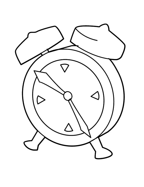 Clock, : My Favorite Clock Coloring Pages
