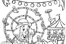 Carnival, State Fair Carnival Coloring Pages: State Fair Carnival Coloring Pages