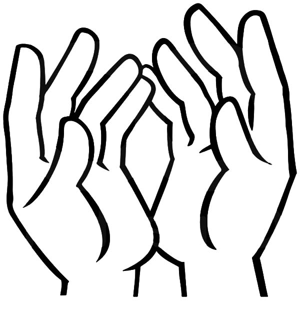 Download Uplifted Hands Coloring Pages : Best Place to Color